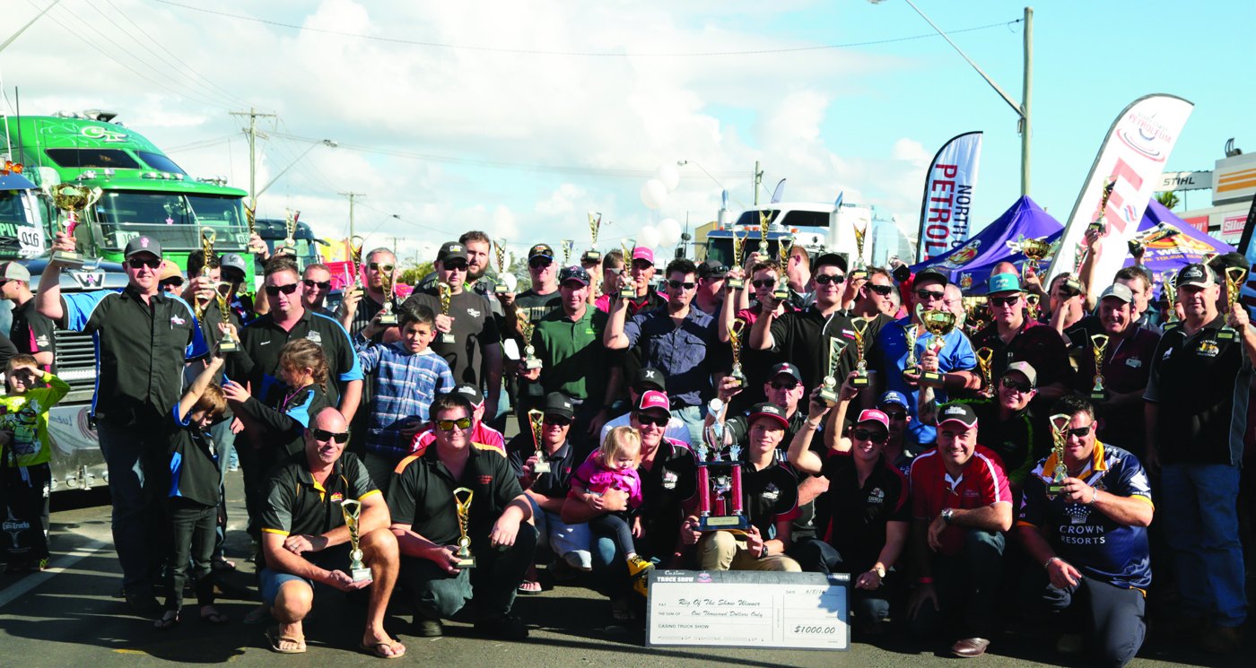Casino Truck Show 2016 — more than 150 rigs in the CBD — archive photograph 2