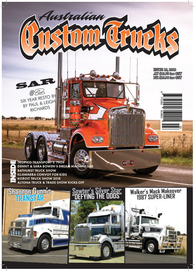 Australian Custom Trucks Issue 15, 2018 cover