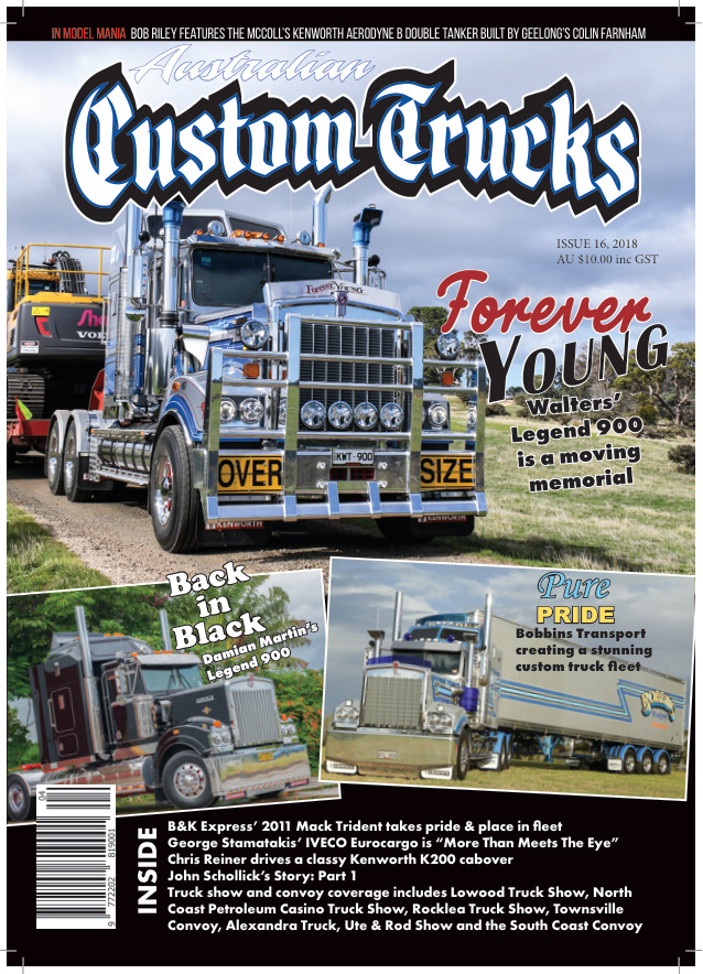 Australian Custom Trucks Issue 16, 2018 cover