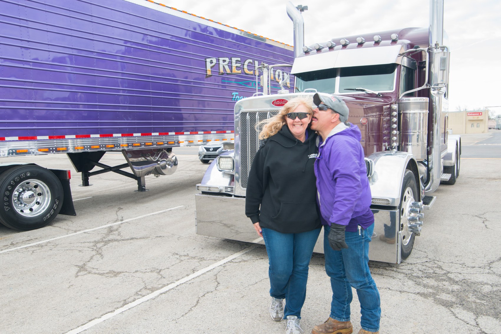 Purple People Pleaser — John Jaikes’ Kenworth W900L — archive photograph 2