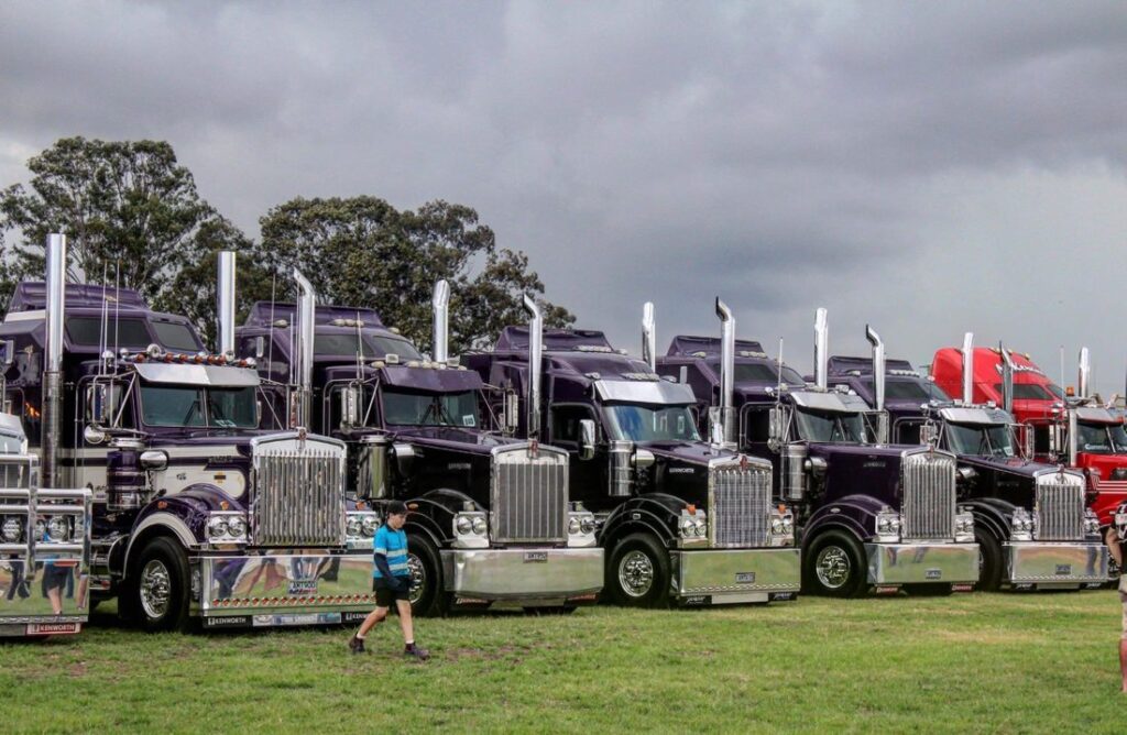 Matty Hillcoat’s Truckies’ Day Out — raising funds for SIDS — original ACT archive photograph