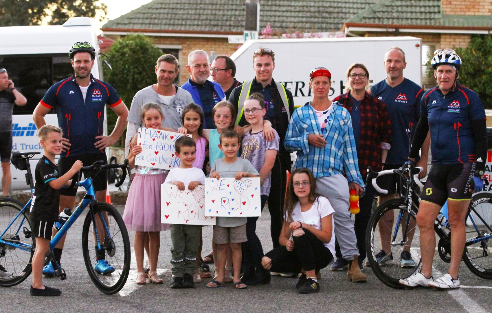 McColl’s Ride for Rod — $14,000 for heart research in 2019 — archive photograph 3