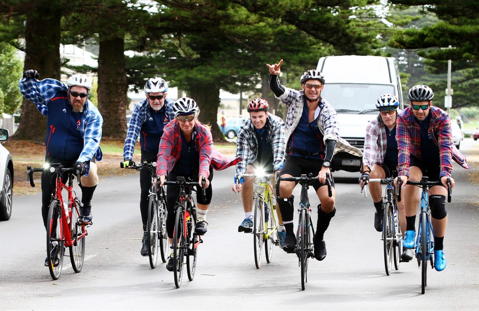 McColl’s Ride for Rod — $14,000 for heart research in 2019 — archive photograph 2