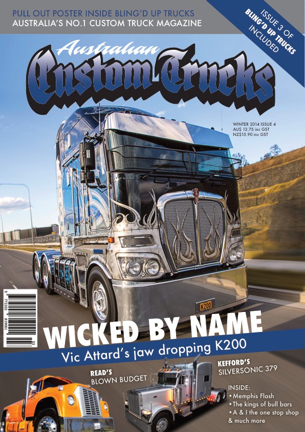 Australian Custom Trucks Issue 4, Winter 2014 cover