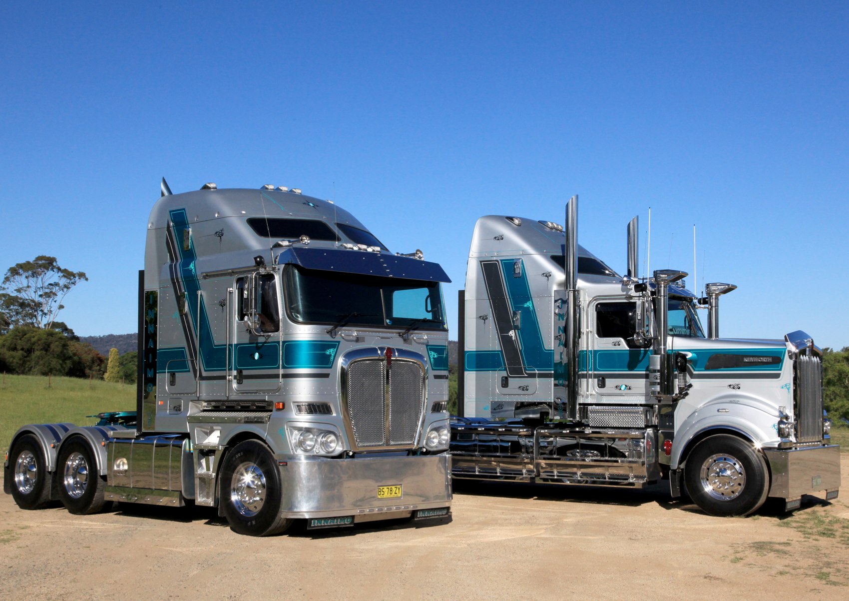 Eye Catcher: Tony Innaimo’s custom Kenworth fleet — original archive photograph