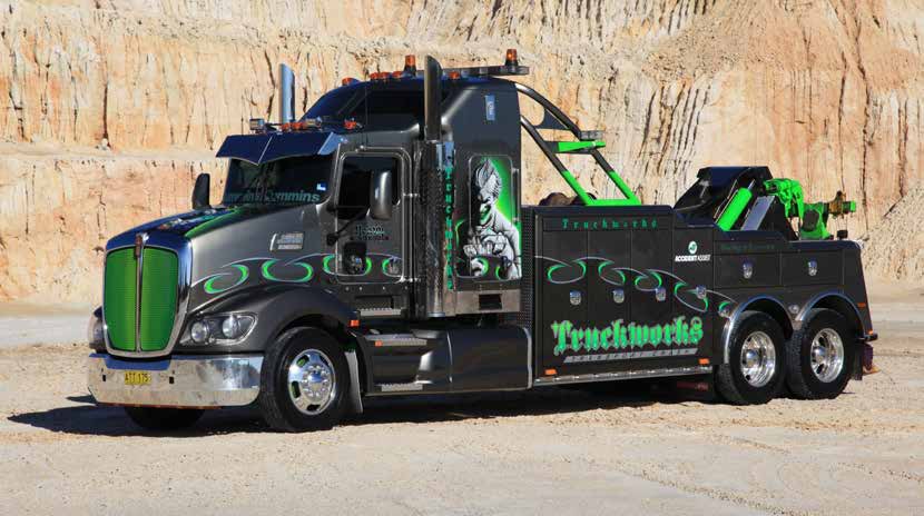 Stand Out: Truckworks’ custom Kenworth T609 tow truck — original archive photograph