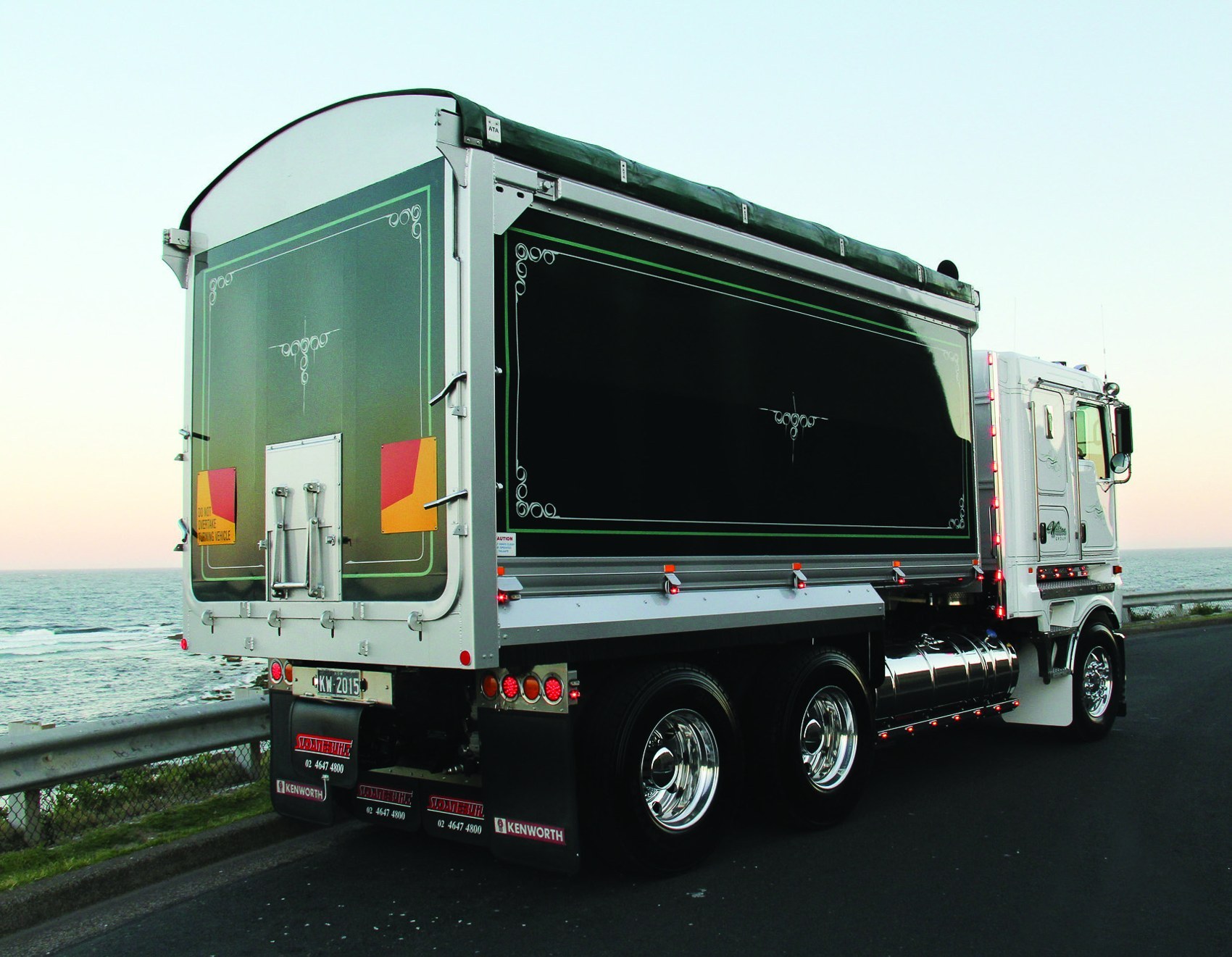 Classy Tipper: Burrell’s Soils & Sands’ custom Kenworth K200 — archive photograph 2