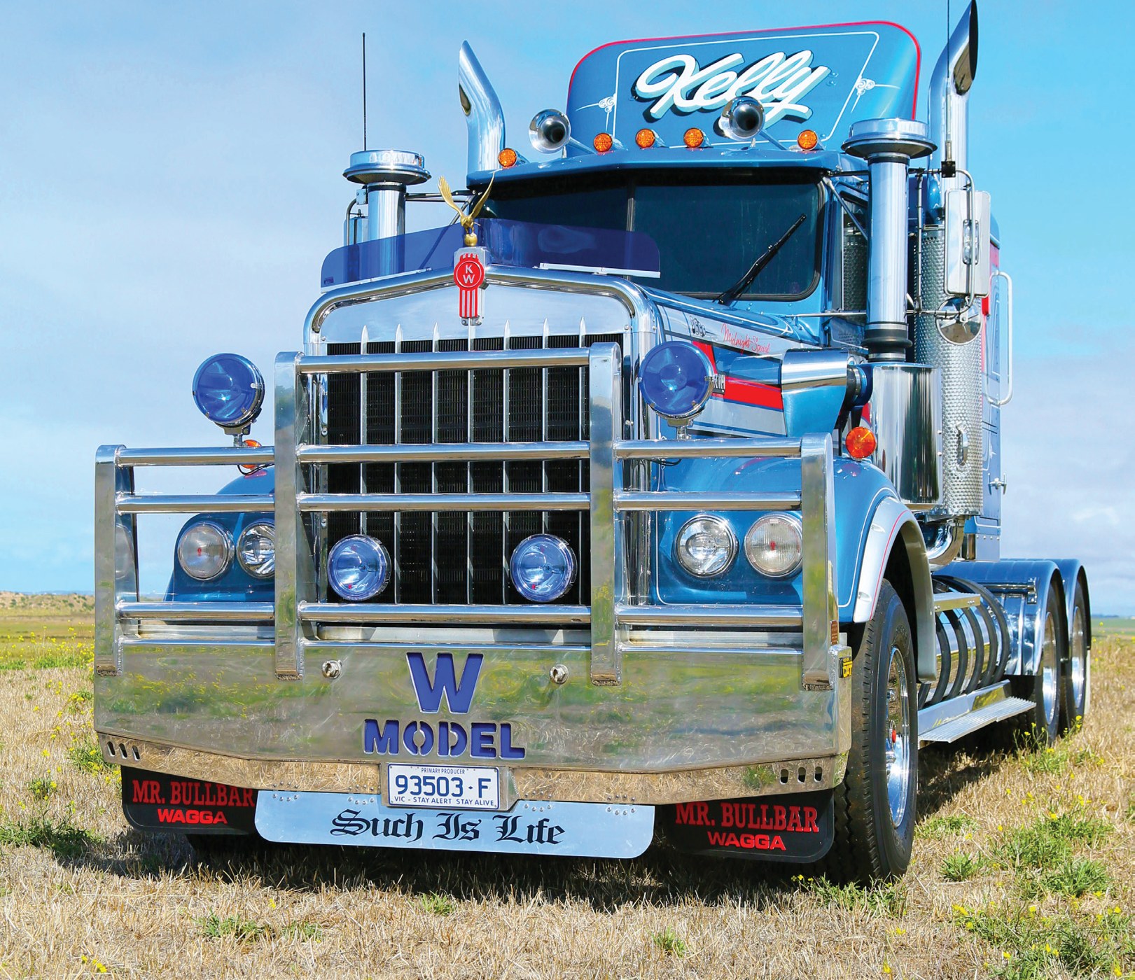 Kelly’s Pride — Leo Kelly’s restored 1984 Kenworth W model SAR — archive photograph 3