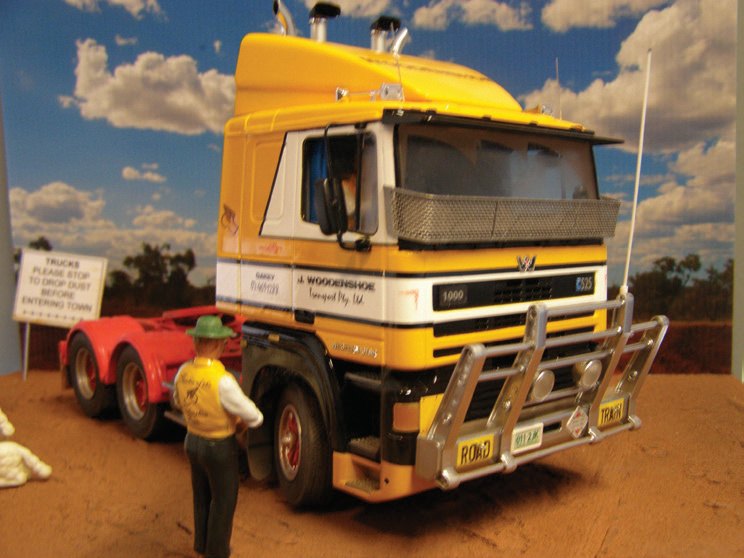 Jacco Klomp’s weathered Western Star 1000 model.