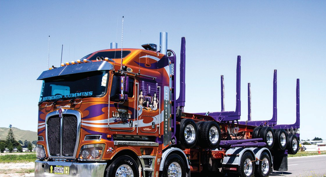 Elliott Lingman’s Kenworth Aerodyne still looks as impressive as the day it hit the road. Now with 800,000+ kms on the clock it was a deserving winner of Best Logger.