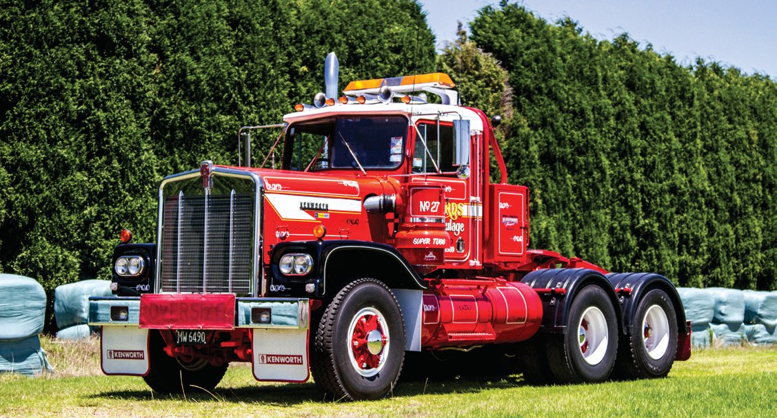 Richards Heavy Haulage LW Kenworth owned and operated by Alan Forbes Transport.