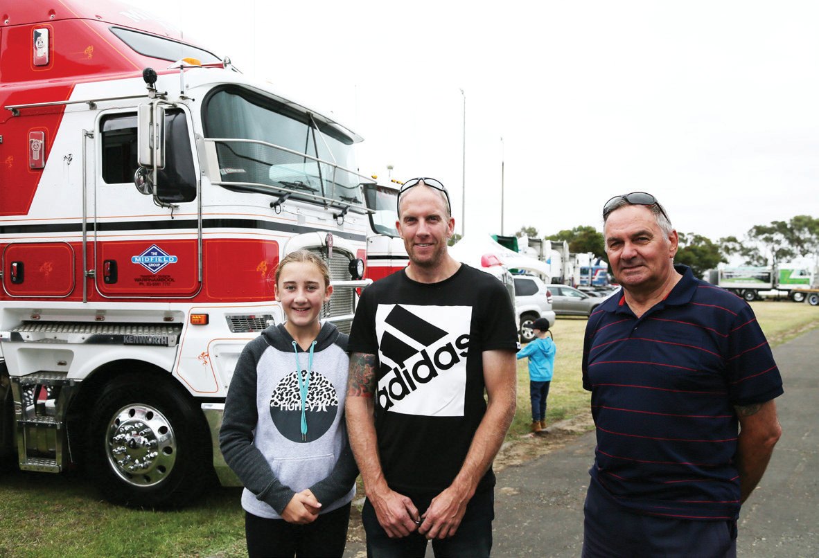 Kayla, Shane and Alan Bartlett.