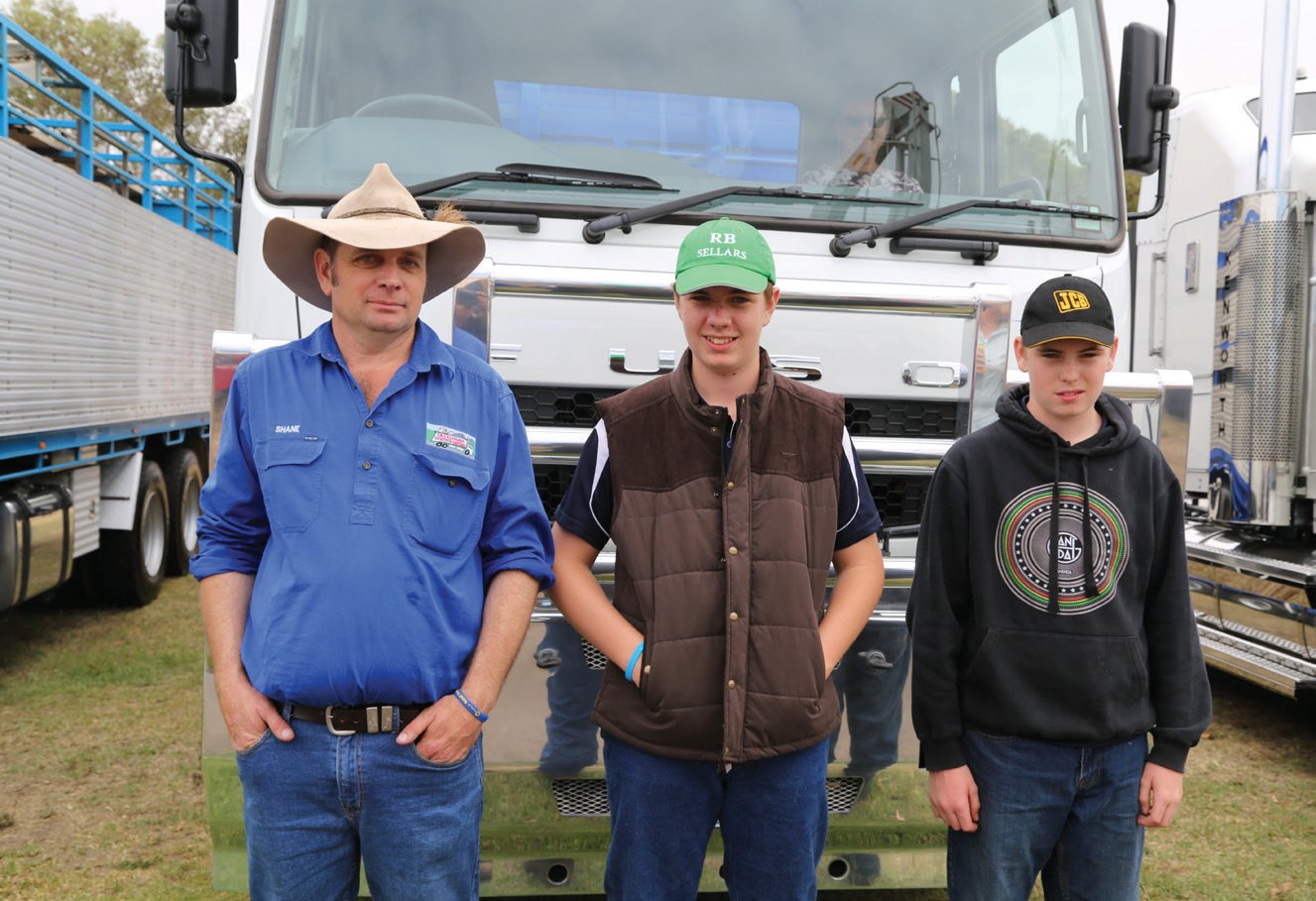 Shane, Alistair and Jack Palmer.